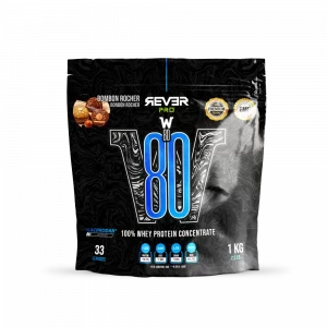 <div style="font-size:20px; color: #B0B0B0">REVER PRO</div><br>80 WHEY PREMIUM 1KG</br>